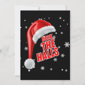 Invitation Collection de Neige Deck The Halls (Devant)