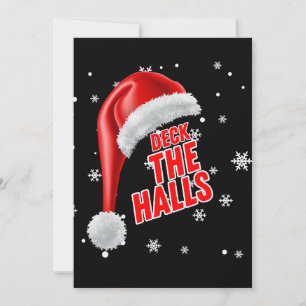 Invitation Collection de Neige Deck The Halls