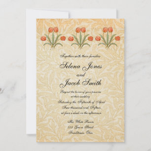 Invitation Collection de peinture vintage Tulip Morris