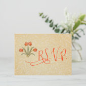 Invitation Collection de peintures Morris Tulipe Vintage (Debout devant)