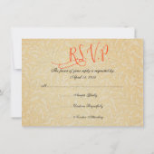 Invitation Collection de peintures Morris Tulipe Vintage (Dos)