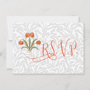 Invitation Collection de peintures Morris Tulipe Vintage