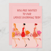 INVITATION COLLECTION DE REINE D'ACHATS (Devant / Derrière)