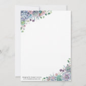 Invitation Collection d'invitations de mariage réussie (Dos)