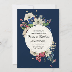 Invitation Collection Éternelle en Bleu de Nuit Polaire