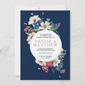 Invitation Collection éternelle en bleu nuit polaire (Devant)