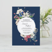 Invitation Collection éternelle en bleu nuit polaire (Debout devant)