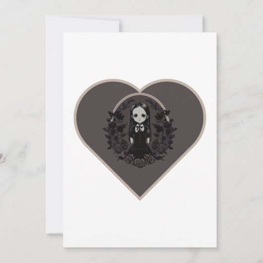 Invitation Collection "famille Éffrayante" (Devant)