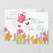 Invitation Collection Garden Party Fête champêtre (Devant / Derrière)