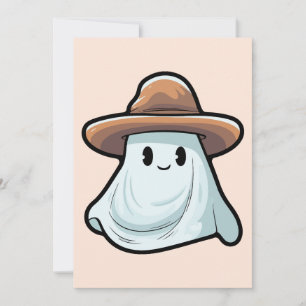 Invitation Collection Halloween Baby Boo Cowboy Ghost