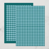 Invitation Collection Jungle Profond Céleste (Devant / Derrière)