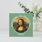 Invitation Collection Leonardo da Vinci Mona Lisa (Debout devant)