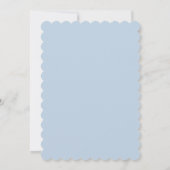 Invitation Collection Mariage bleu (Dos)