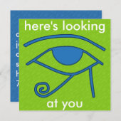 Invitation Collection Mix et Match Oeil égyptien (Devant / Derrière)