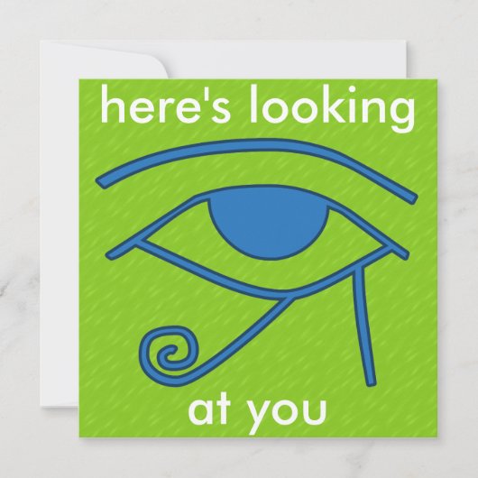 Invitation Collection Mix et Match Oeil égyptien (Devant)