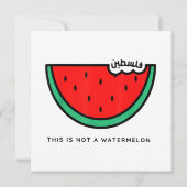 Invitation Collection Palestine 'This is not a Watermelon' (Dos)
