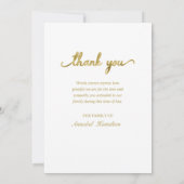 Invitation Collection photo moderne Merci de sympathie (Dos)