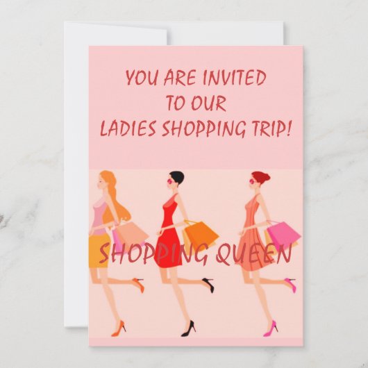 INVITATION COLLECTION REINE DU SHOPPING (Devant)