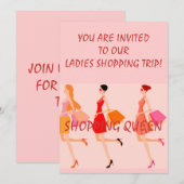 INVITATION COLLECTION REINE DU SHOPPING (Devant / Derrière)