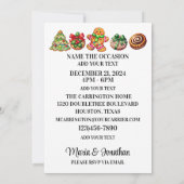 Invitation Collection unique de serveurs de Noël (Dos)