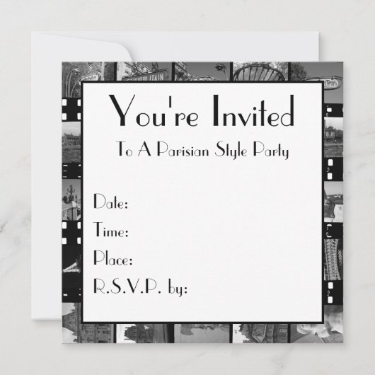 Invitation Collections Paris (Devant)