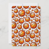 Invitation College Basketball Marche de la folie de surveilla (Dos)