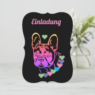 Invitation Collier pour Bulldog Français