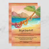 Invitation Colliers sur un arbre (Devant / Derrière)