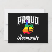 Invitation  Colocataire Fierté Gay (Dos)