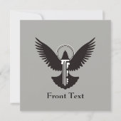 Invitation Colombe avec clé (Devant)