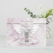 Invitation Colombe oiseau (Debout devant)