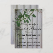 Invitation Colonne classique avec Fête des mariées viticole (Devant / Derrière)