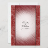 Invitation Colonne de marbre Classy Bourgogne Mariage Invitat (Dos)