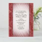 Invitation Colonne de marbre Classy Bourgogne Mariage Invitat (Debout devant)