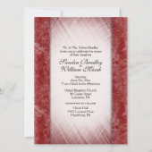 Invitation Colonne de marbre Classy Bourgogne Mariage Invitat (Devant)