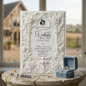 Invitation Colonnes de Mariage de Conte de Fées d'Arc Rococo 