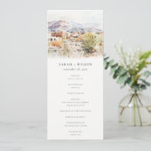 Invitation Colorado Springs, Colorado Wedding Program (Debout devant)