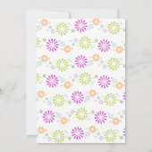Invitation Colorburations Monogramme Mariage (Dos)
