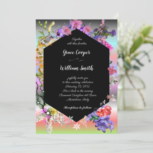 Invitation Coloré (Debout devant)