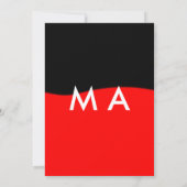 Invitation Coloré ajouter votre nom image texte (Dos)