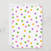 Invitation Coloré été Popsicle Popsicle Anniversaire Invitati (Dos)