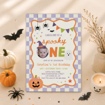 Coloré Fantôme de Halloween pour un Premier Annive
