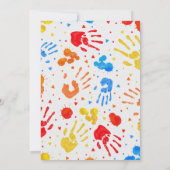 Invitation Coloré Haut Cinq Anniversaire (Dos)