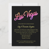 Invitation Coloré Las Vegas Sparkles Post Mariage (Devant)