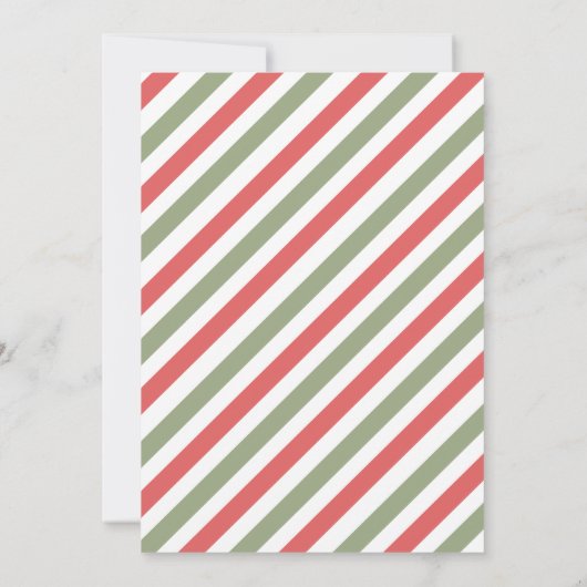 Invitation Coloré Retro Super Holly Jolly Vibes (Dos)