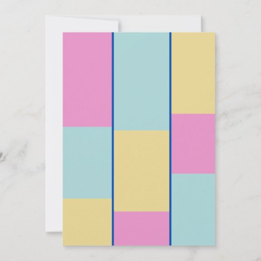 Invitation colorée (Dos)