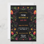 Invitation 💀 🎉 Colorée Día de Muertos (Dos)