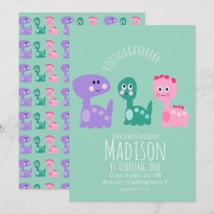 Invitation colorée pour une fête d'anniversaire de