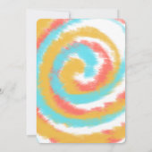 Invitation colorée pour une fête d'anniversaire Ti (Dos)