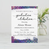 Invitation Colorée, Unique Graduation Party (Debout devant)